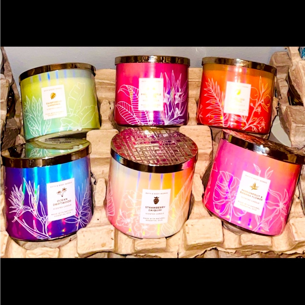 Bath & Body Works 6 Candle Collection